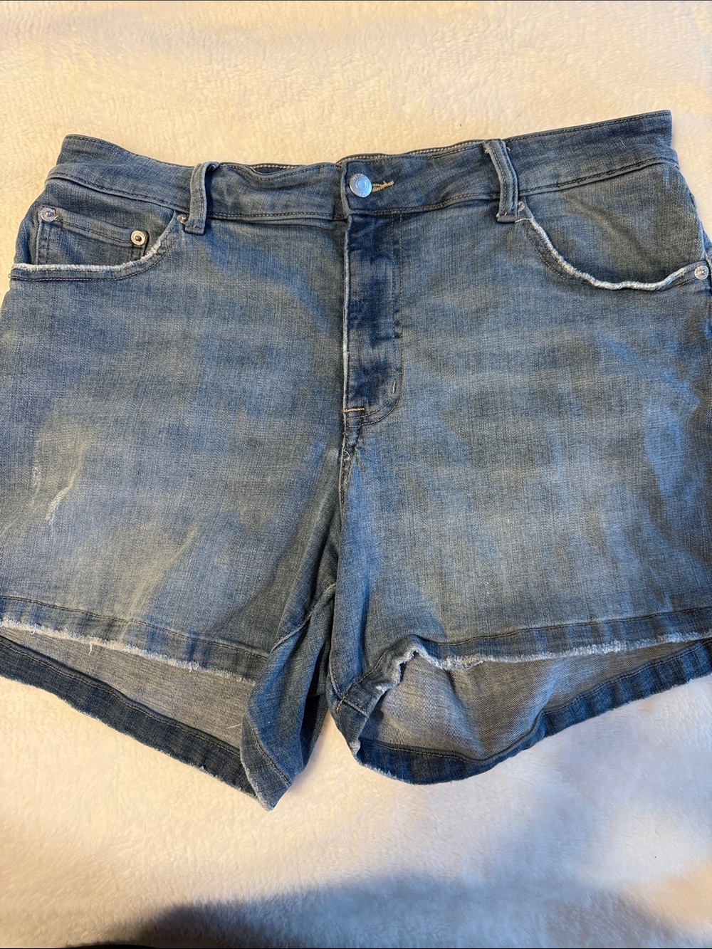 Revolve Pistola Women's Denim Shorts - Blue Jean Casual Cutoff